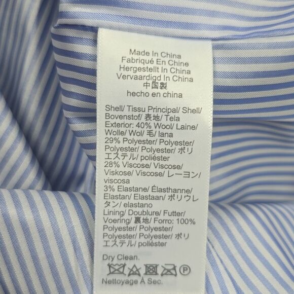 J. Crew Factory NWT $198 Original schoolboy blazer Navy Golden Buttons Women's 4 - Picture 11 of 11